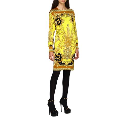 poscette versace donna nappa più pitone patvjwork|versace dresses for women.